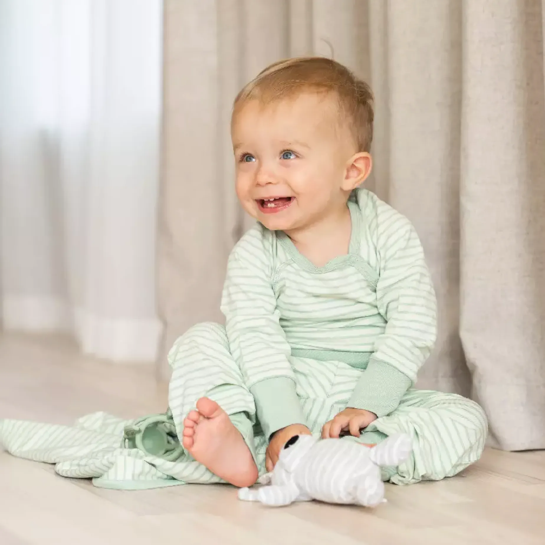 Babybyxor Bambu Classic Ljusgrön/Grön