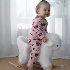 Babybyxor Bambu Cool Cats rosa