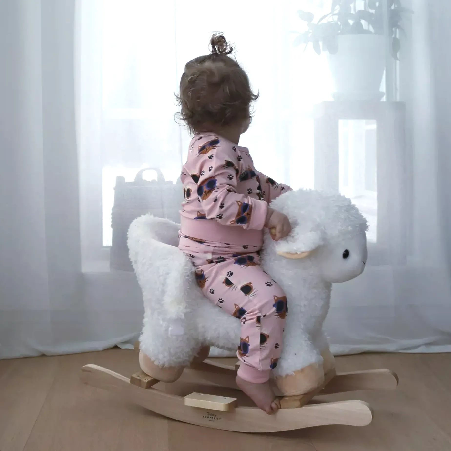 Babybyxor Bambu Cool Cats rosa