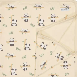 Babyfilt Bambu Panda Beige One Size