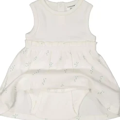 Babyklänning ärmlös Tiny Dots Vit