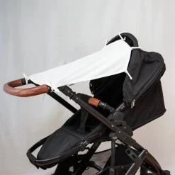 Barnvagnsgardin UV 50+ Offwhite