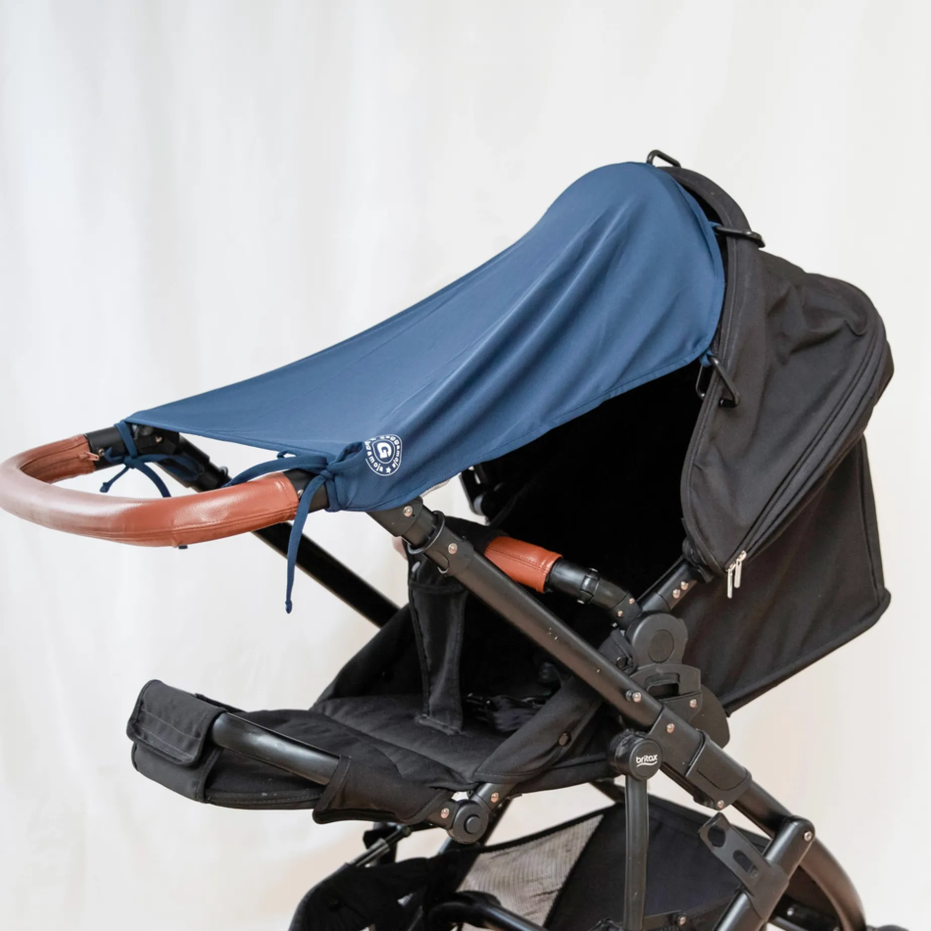 Barnvagnsgardin UV 50+ Marinblå