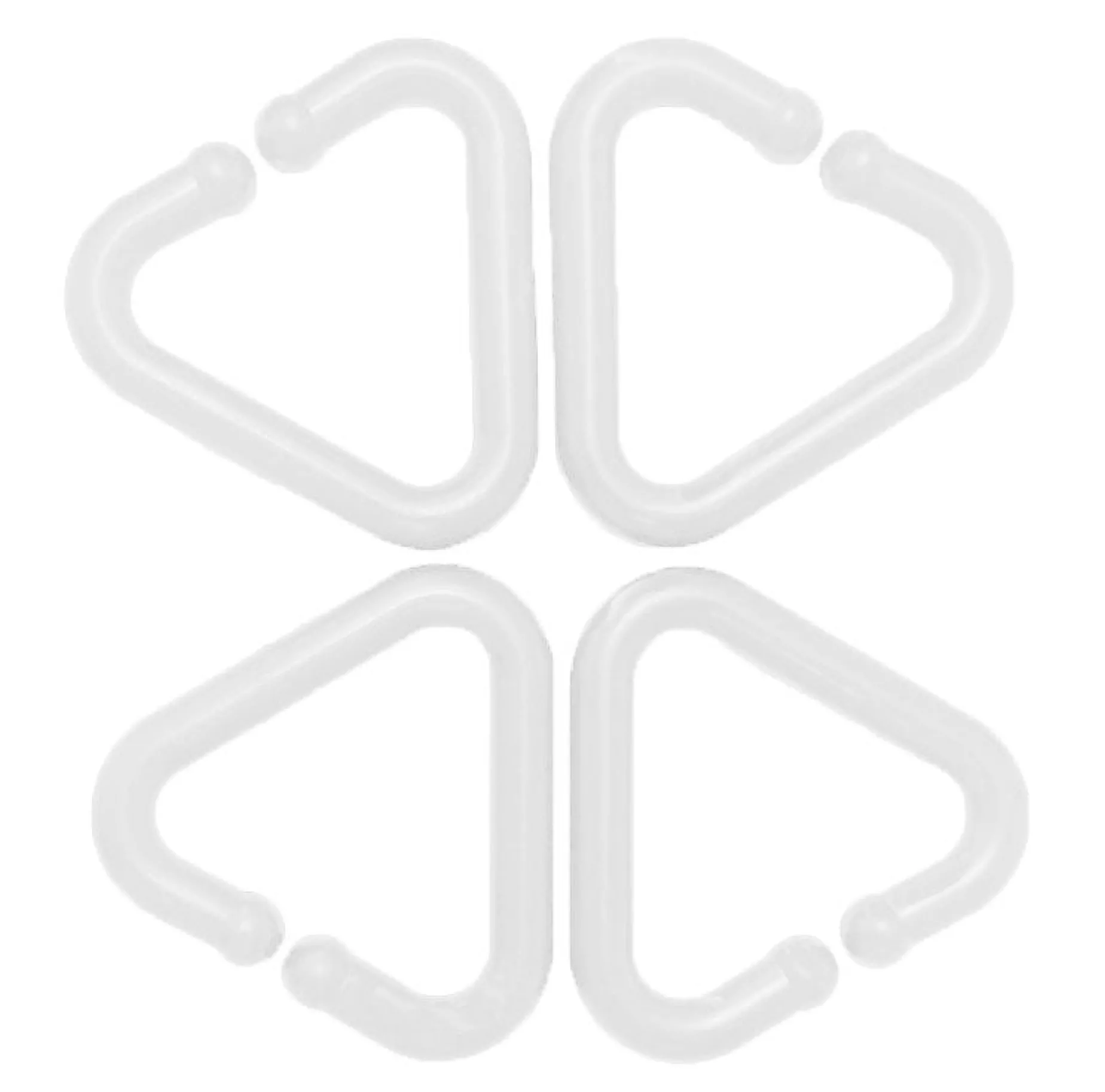 Barnvagnsring 4-pack Vit