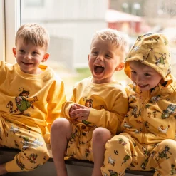 Collegeshorts Pettson och Findus Gul