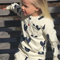 Collegetröja Hjärtan