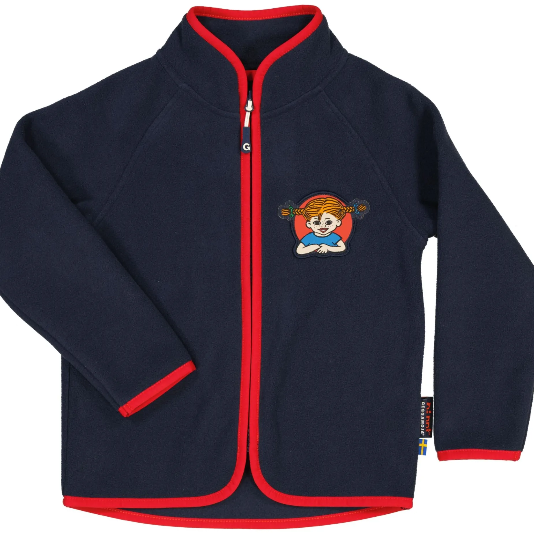 Fleecejacka Pippi Långstrump Navy