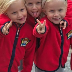 Fleecejacka Pippi Långstrump Röd