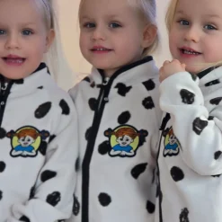 Fleecejacka Pippi Långstrump Vit