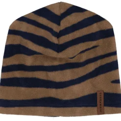 Fleecemössa Zebra Blå/Brun
