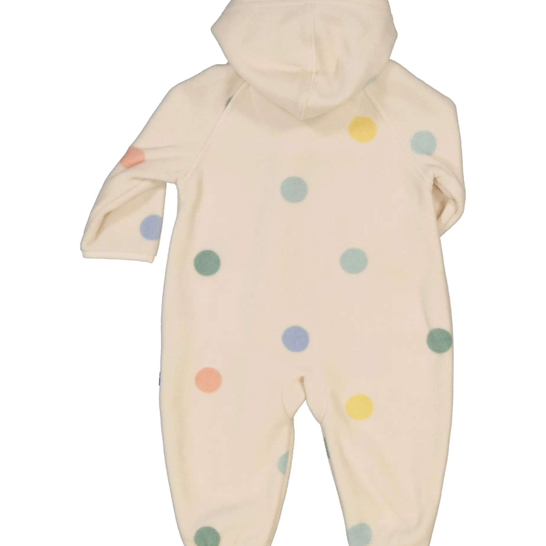 Fleeceoverall Dots Beige