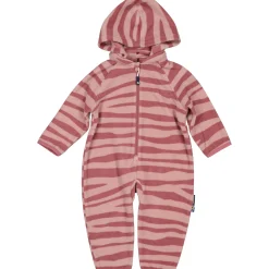 Fleeceoverall Zebra Plum