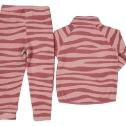 Fleeceset Zebra Plum