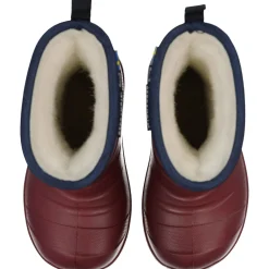 Gummistövlar fodrade Burgundy