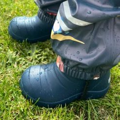 Gummistövlar fodrade Navy