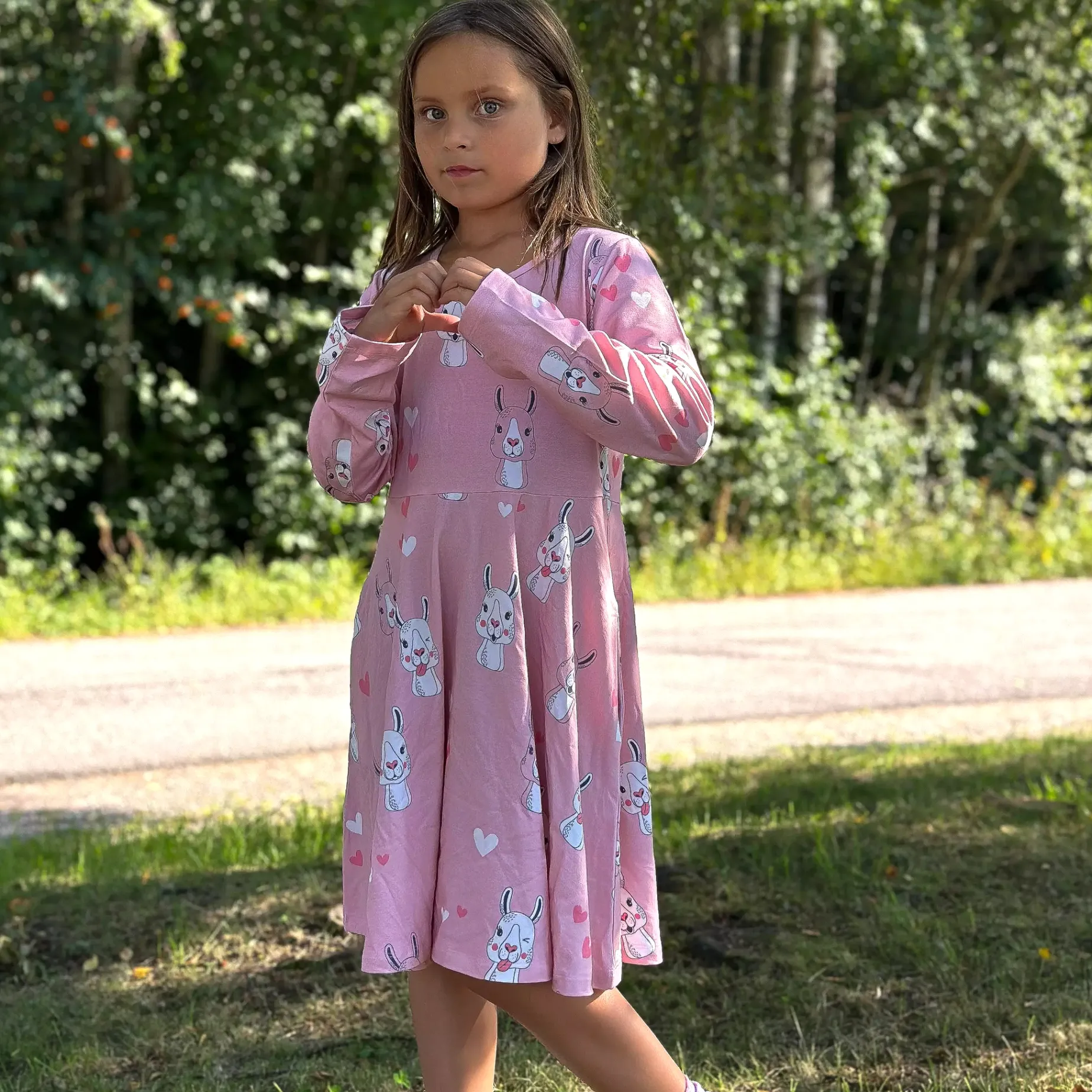 Klänning Bambu Lama Rosa