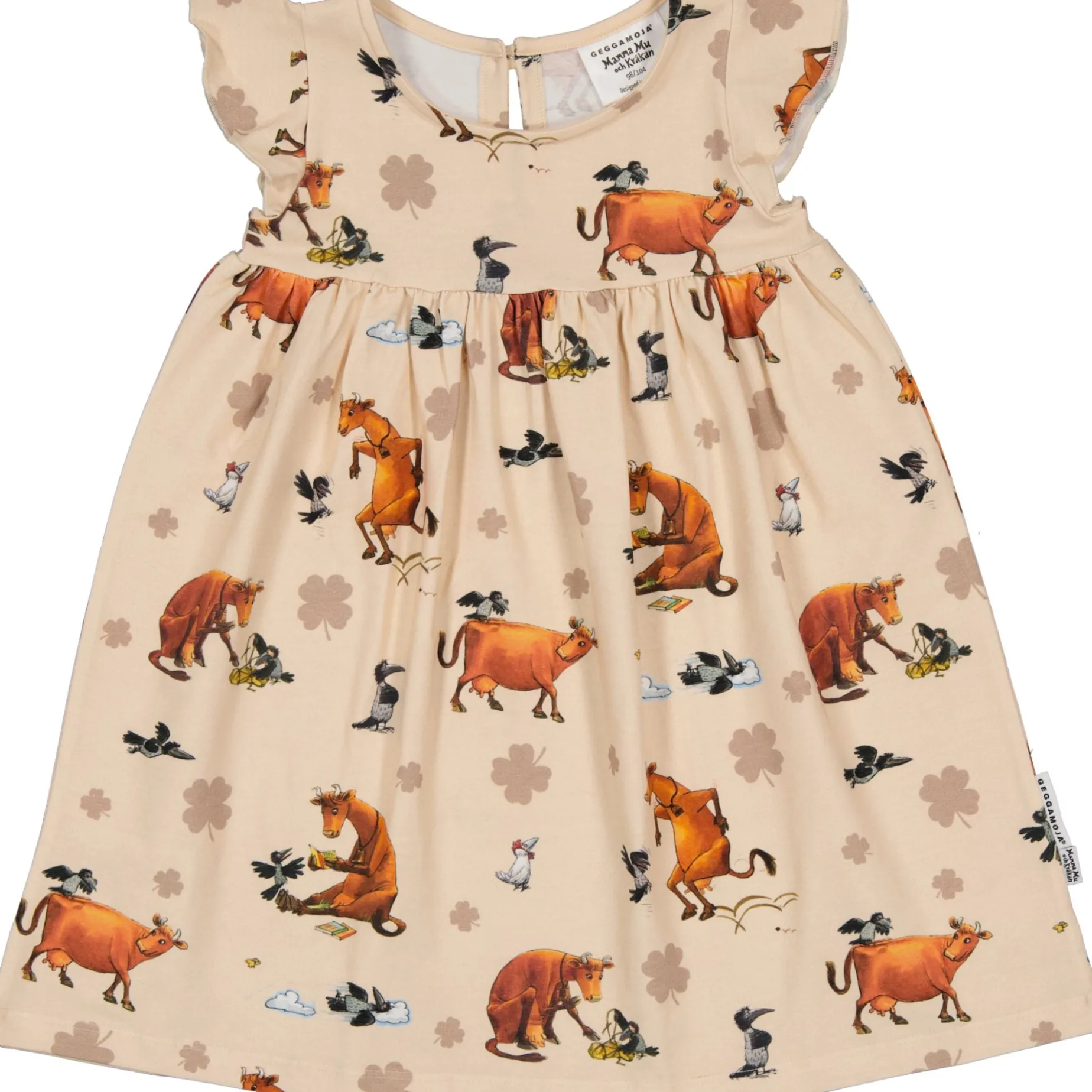 Klänning Mamma Mu och Kråkan Beige