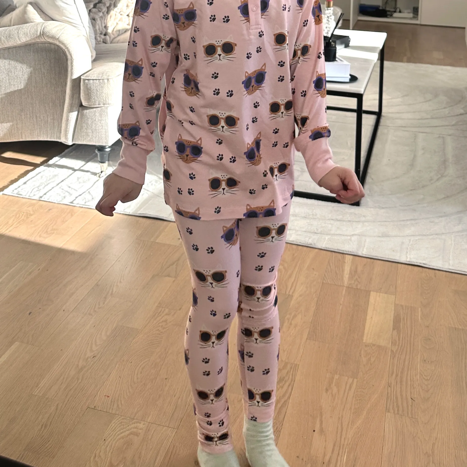 Leggings Bambu Cool Cats Rosa