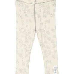 Leggings i bomullsribb Grå prick