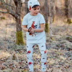 Leggings Mamma Mu och Kråkan Mint/Vit