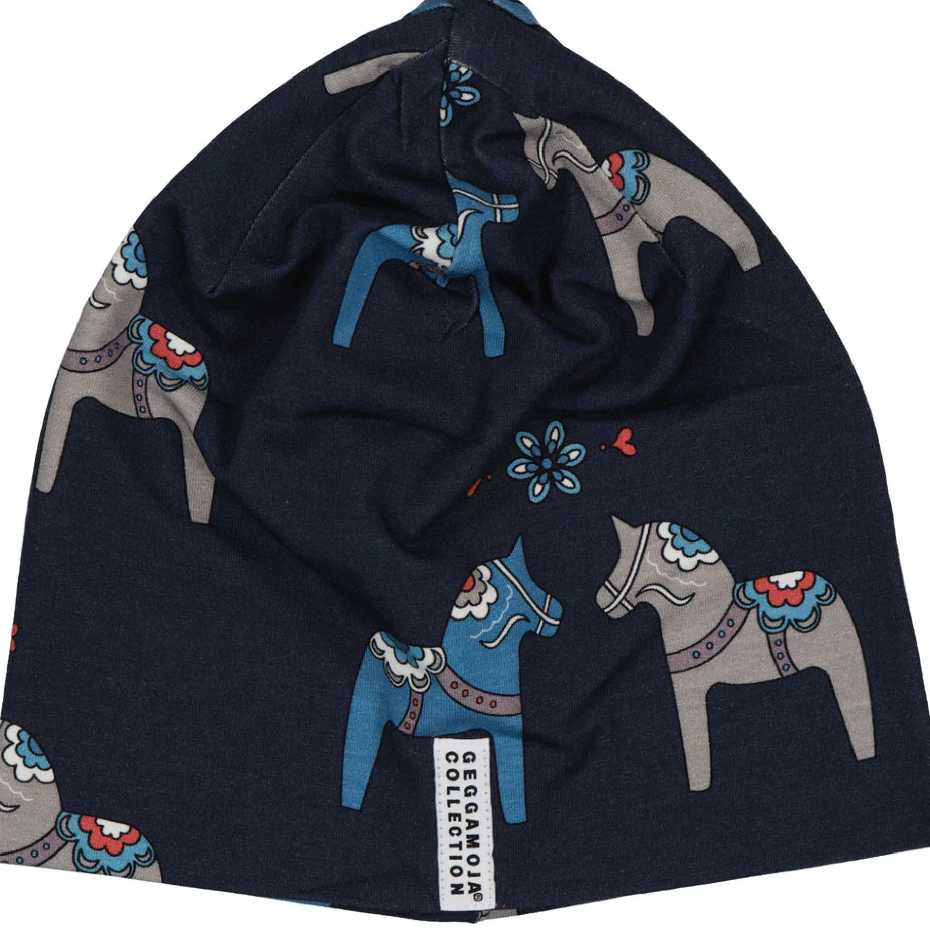 Mössa Bambu Dalahäst Navy