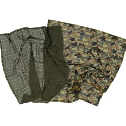 2-pack Muslinfilt Grön kamouflage