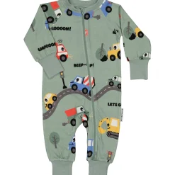 Pyjamas Bambu Traktor Grön