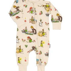 Pyjamas Pettson och Findus Beige -Julpyjamas