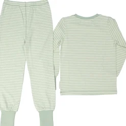Pyjamas tvådelad Bambu Classic Ljusgrön/Grön