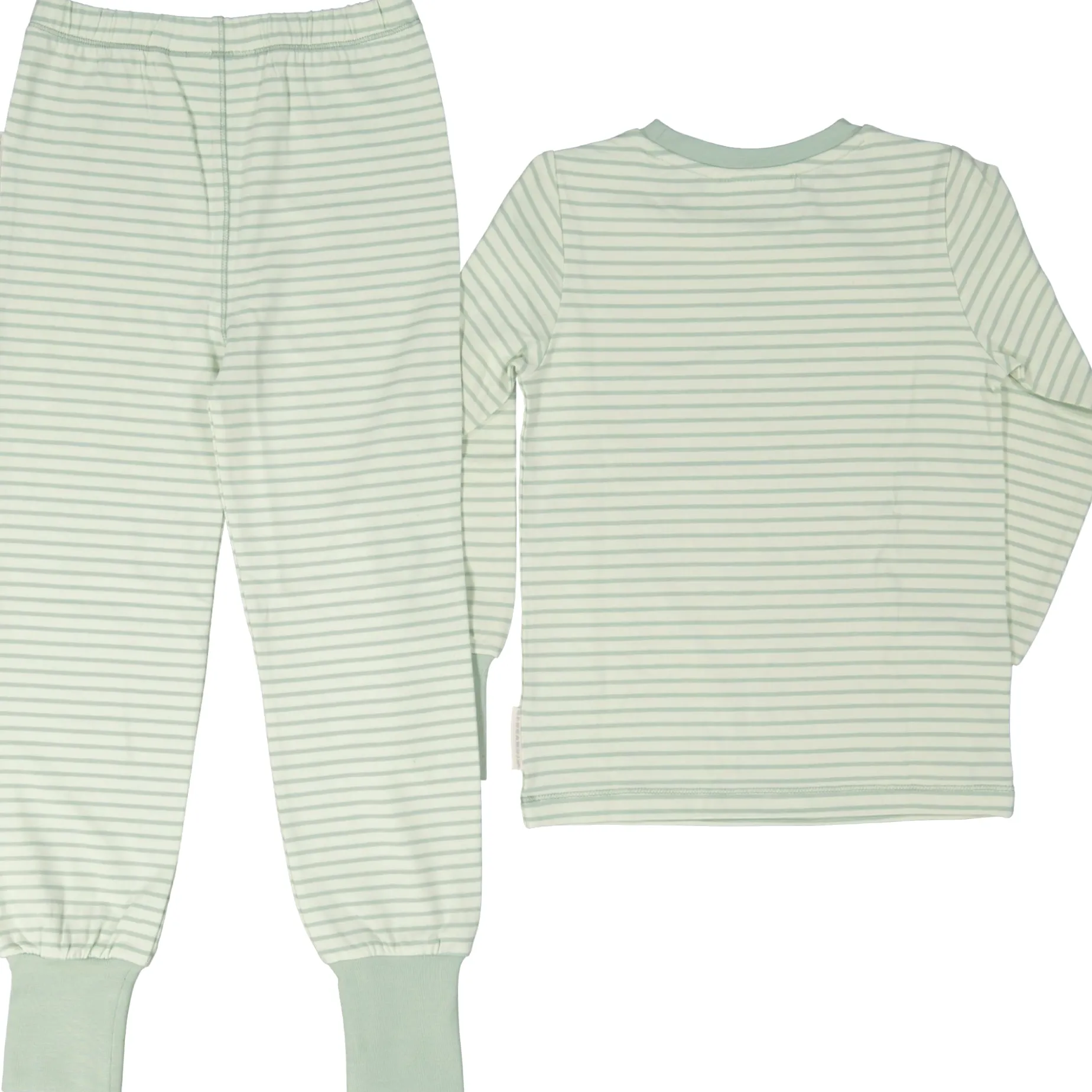 Pyjamas tvådelad Bambu Classic Ljusgrön/Grön