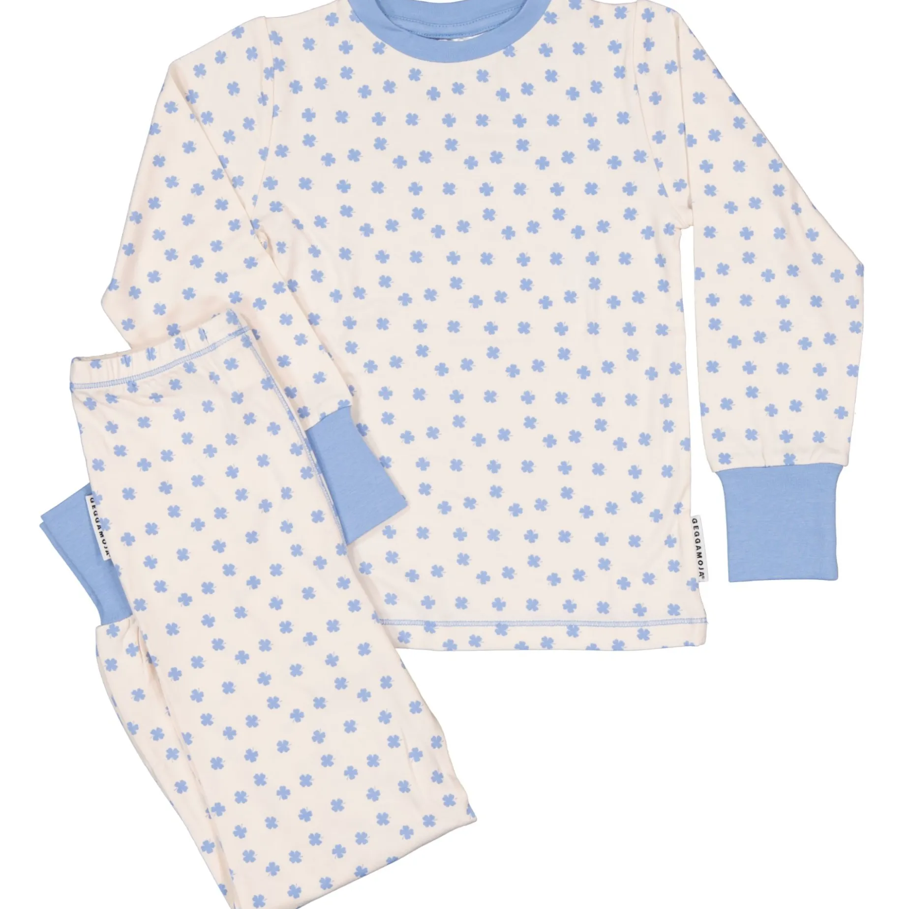 Pyjamas tvådelad Bambu Blå Klöver