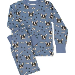Pyjamas tvådelad Bambu Bulldog Blå