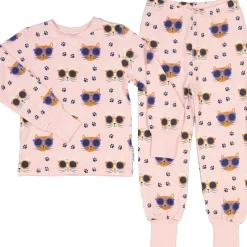 Pyjamas tvådelad Bambu Cool Cats Rosa
