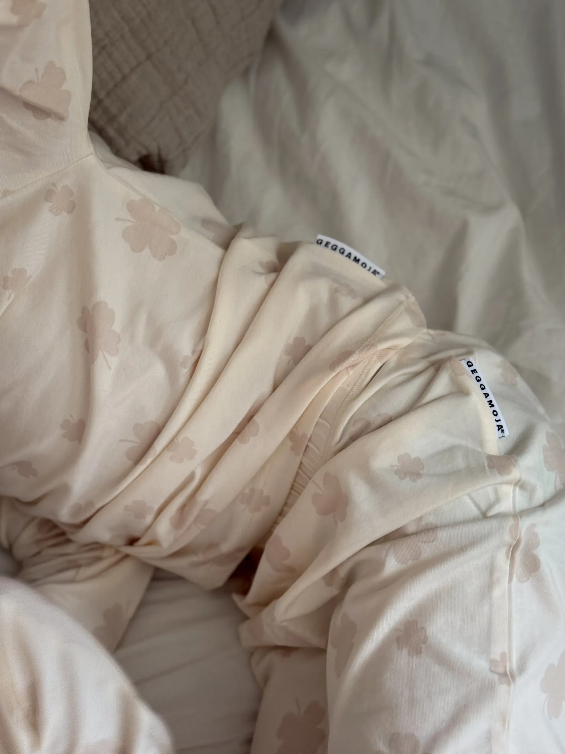 Pyjamas tvådelad Bambu Klöver Beige