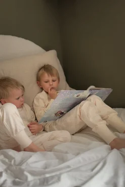 Pyjamas tvådelad Bambu Klöver Beige