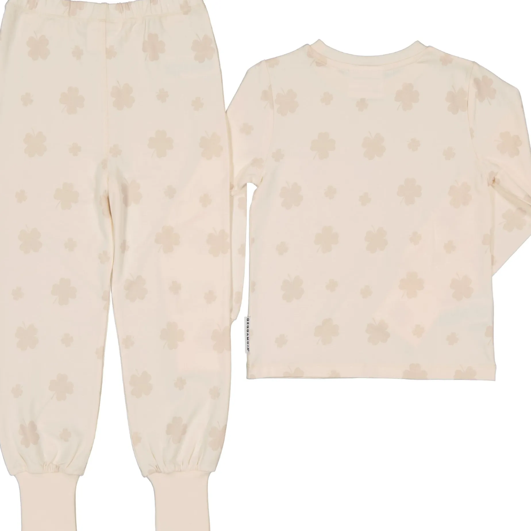 Pyjamas tvådelad Bambu Klöver Beige