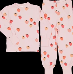 Pyjamas tvådelad Bambu Strawberry