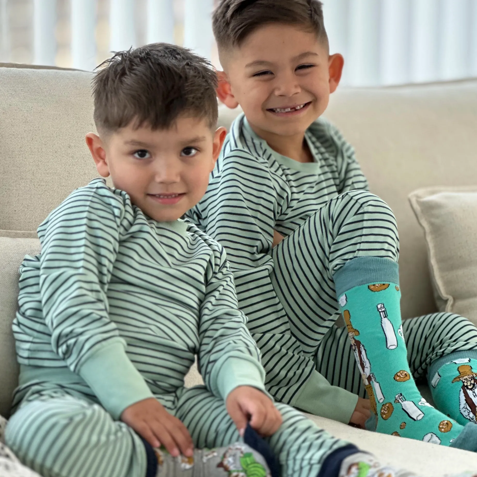 Pyjamas tvådelad Grön/Navy