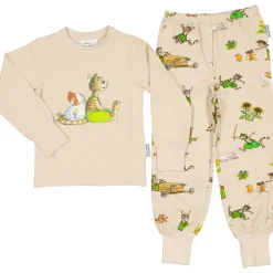 Pyjamas tvådelad Pettson och Findus Beige