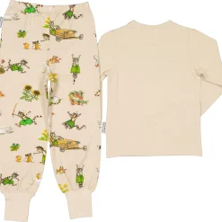 Pyjamas tvådelad Pettson och Findus Beige