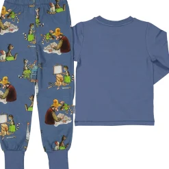 Pyjamas tvådelad Pettson och Findus Blå