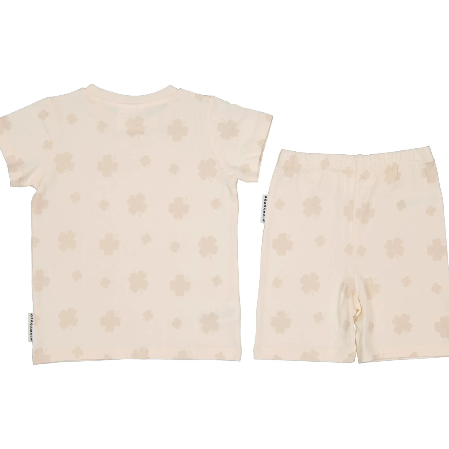 Pyjamas-set Bambu Klöver Beige