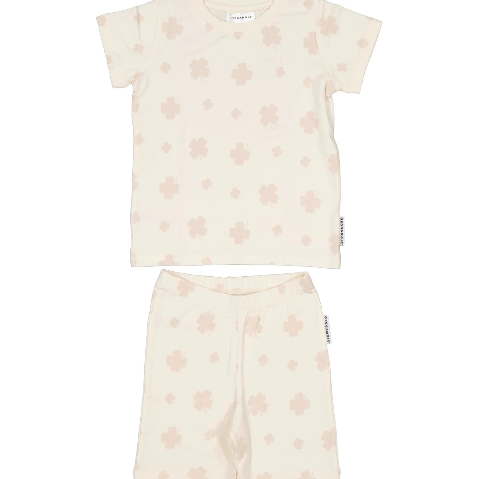 Pyjamas-set Bambu Klöver Beige