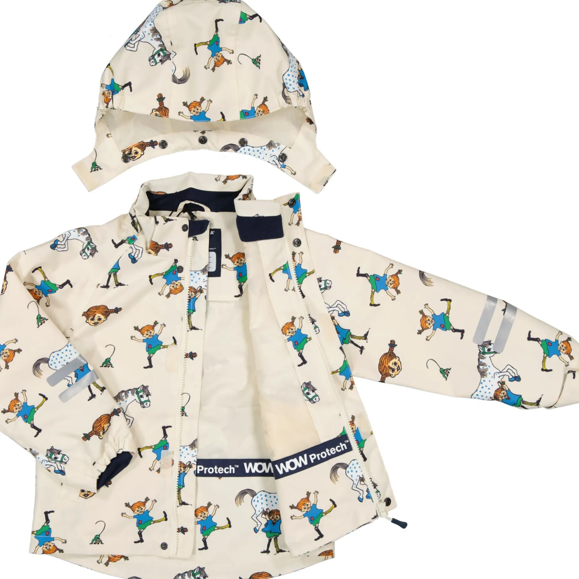 Skaljacka Pippi Långstump Beige