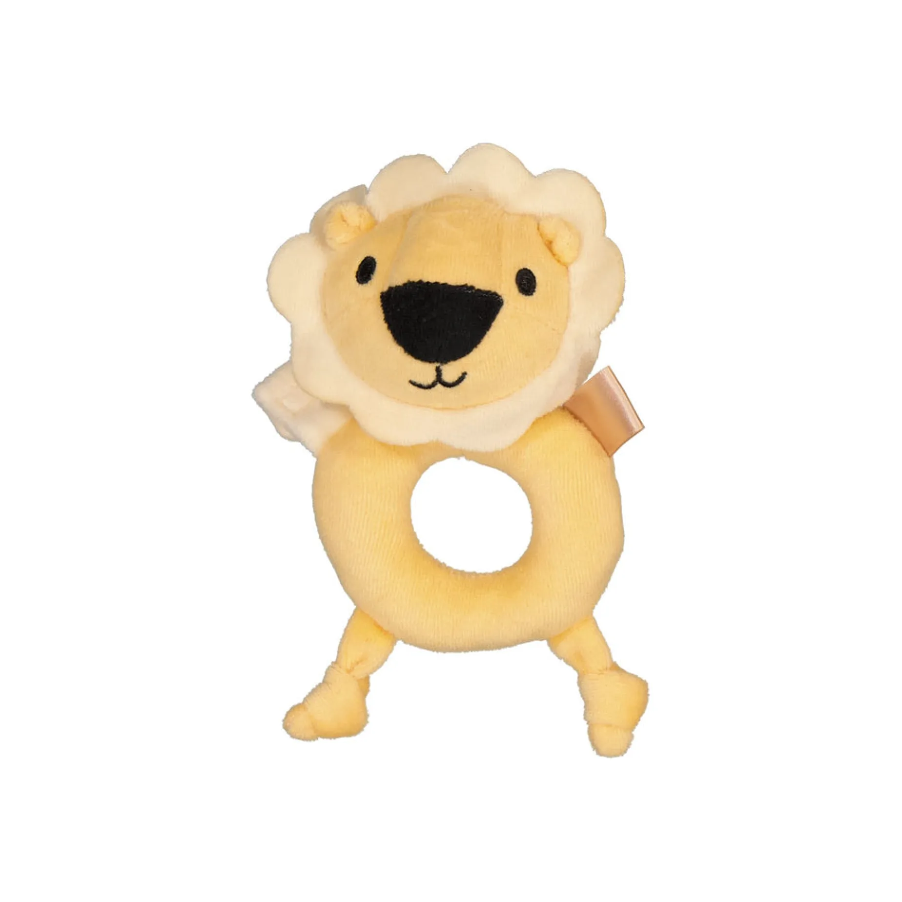 Skallra ring gul lejon