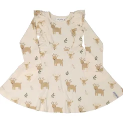 Snurrklänning Bambu Ren Beige