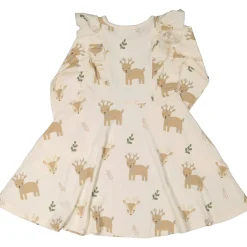 Snurrklänning Bambu Ren Beige