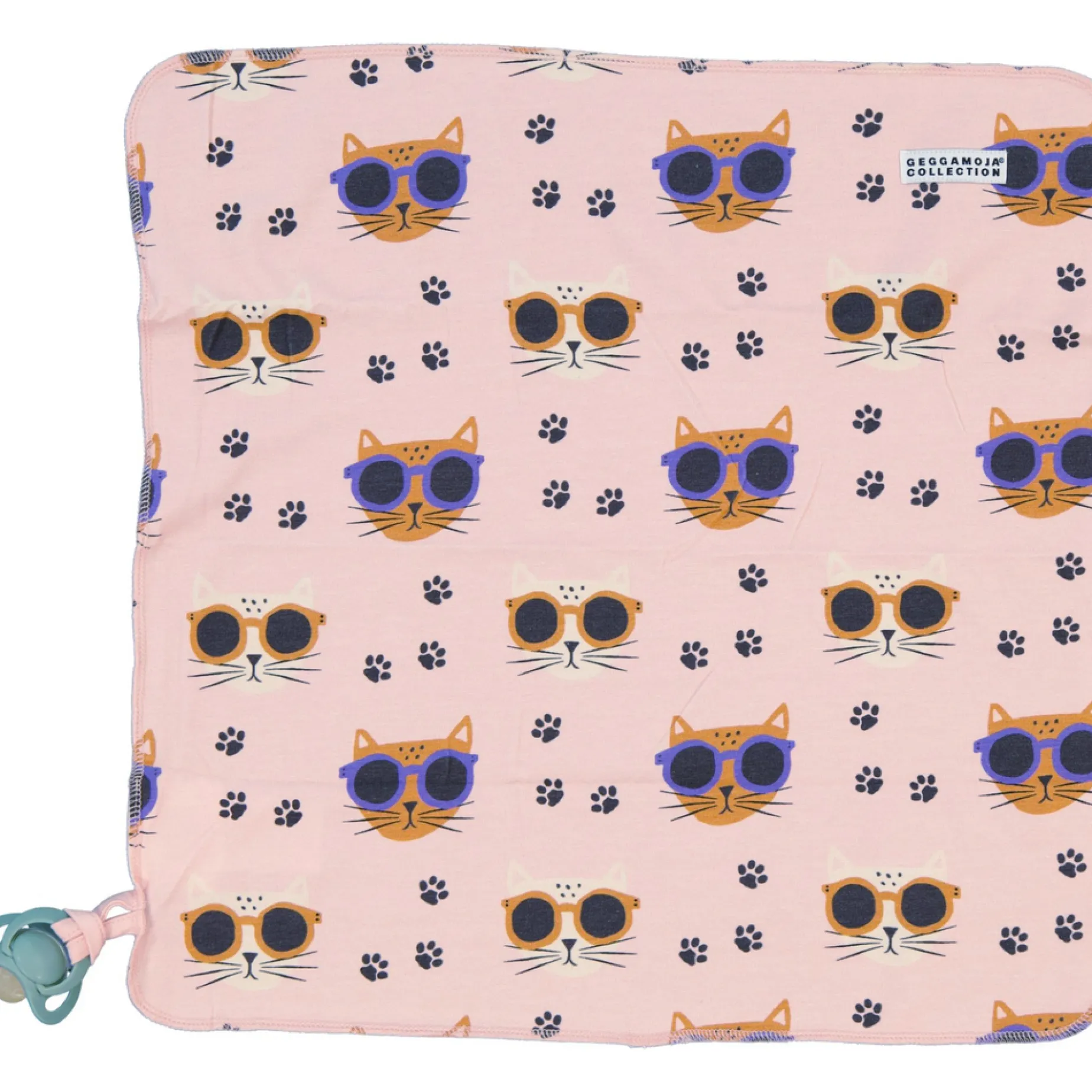 Snuttefilt Bambu Cool Cats Rosa
