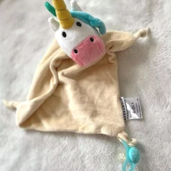 Snuttefilt Velor Unicorn