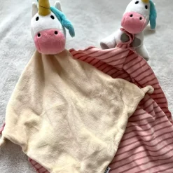 Snuttefilt Velor Unicorn